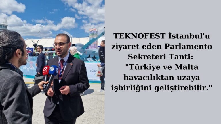 İnovasyondan Sorumlu Parlamento Sekreteri Tanti TEKNOFEST’i ziyaret etti!