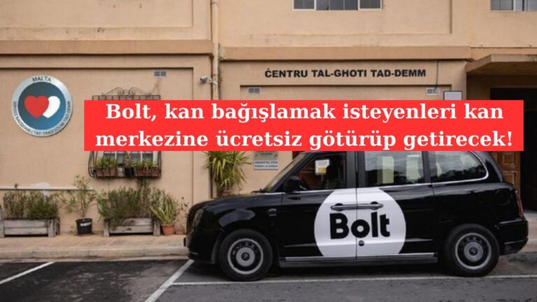 Bolt, kan bağışlamak isteyenlerin ulaşımını ücretsiz sağlayacak!