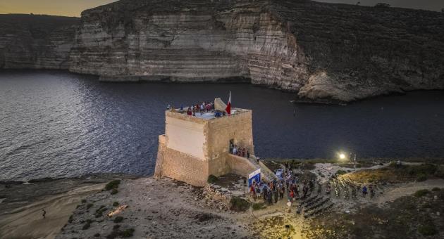 Tamamen restore edilen Xlendi Tower, halka açıldı