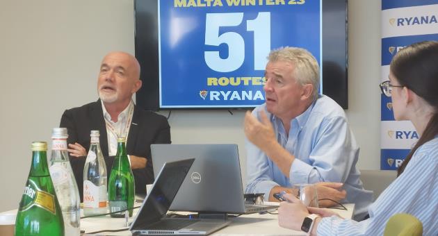 Ryanair Malta’dan yeni rota ve sıklık artışları ile büyümeye devam ediyor.