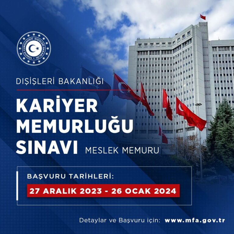 T.C. Valetta Büyükelçiliği’nden Önemli Duyuru: Türk Diplomatı Olmak İsteyenlere Kapılar Açılıyor!