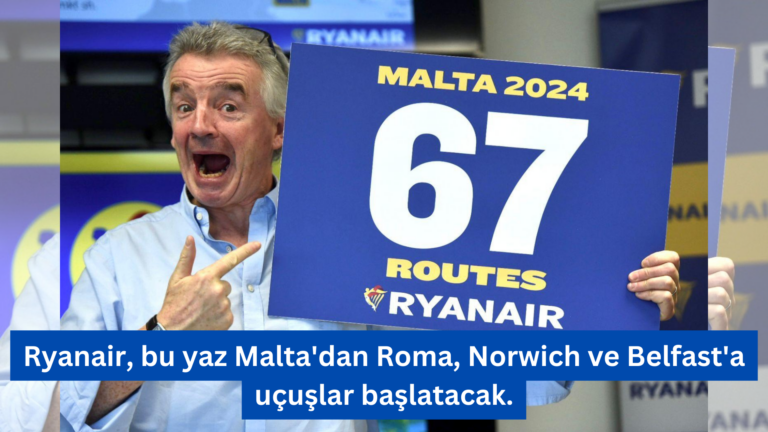 Ryanair’den Yaz Sürprizi: Üç Yeni Rota ve Artan Uçuş Sayısı