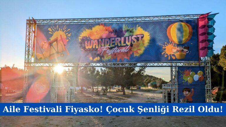 Aile Festivali Fiyasko! Çocuk Şenliği Rezil Oldu!