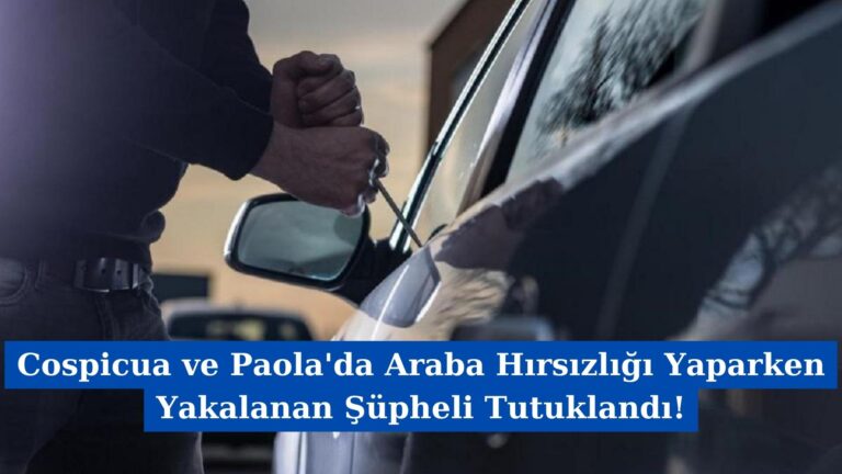 Cospicua ve Paola’da Araba Hırsızlığı Yaparken Yakalanan Şüpheli Tutuklandı!