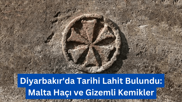 Diyarbakır’da Tarihi Lahit Bulundu: Malta Haçı ve Gizemli Kemikler