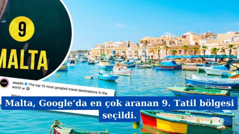 Malta, Google’da En Çok Aranan 9. Tatil Bölgesi Seçildi