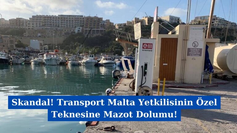 Skandal! Transport Malta Yetkilisinin Özel Teknesine Mazot Dolumu!