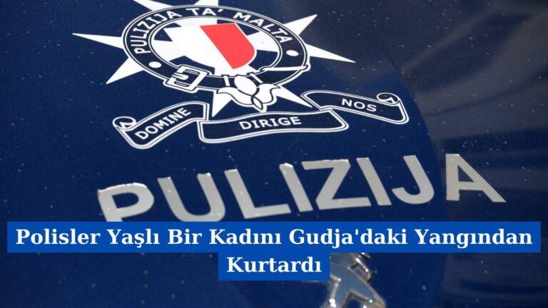 Polisler Yaşlı Bir Kadını Gudja’daki Yangından Kurtardı