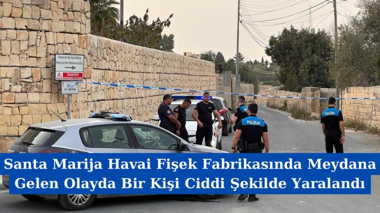 Santa Marija Havai Fişek Fabrikasında Meydana Gelen Olayda Bir Kişi Ciddi Şekilde Yaralandı