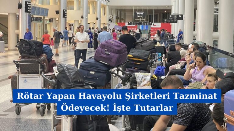 Rötar Yapan Havayolu Şirketleri Tazminat Ödeyecek! İşte Tutarlar