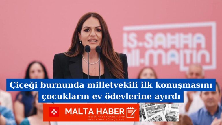 Çiçeği burnunda milletvekili ilk konuşmasını çocukların ev ödevlerine ayırdı