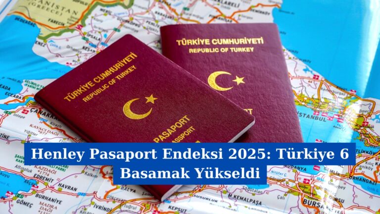 Henley Pasaport Endeksi 2025: Türkiye 6 Basamak Yükseldi