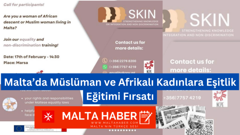 Malta’da Müslüman ve Afrikalı Kadınlara Eşitlik Eğitimi Fırsatı