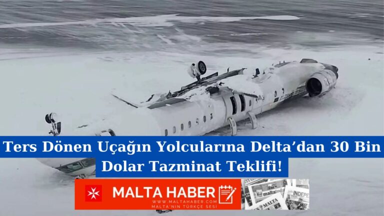Ters Dönen Uçağın Yolcularına Delta’dan 30 Bin Dolar Tazminat Teklifi!