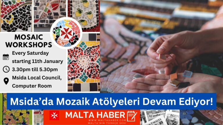 Msida’da Mozaik Atölyeleri Devam Ediyor!