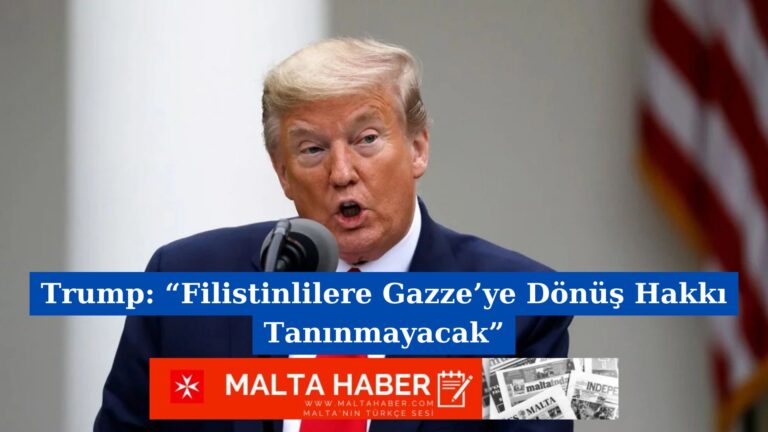 Trump: “Filistinlilere Gazze’ye Dönüş Hakkı Tanınmayacak”