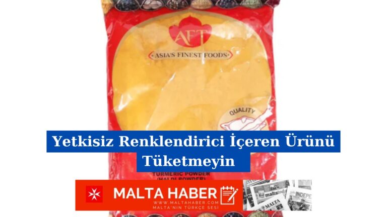 Yetkisiz Renklendirici İçeren Ürünü Tüketmeyin