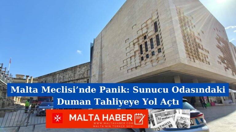 Malta Meclisi’nde Panik: Sunucu Odasındaki Duman Tahliyeye Yol Açtı
