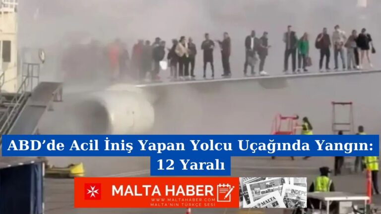 ABD’de Acil İniş Yapan Yolcu Uçağında Yangın: 12 Yaralı