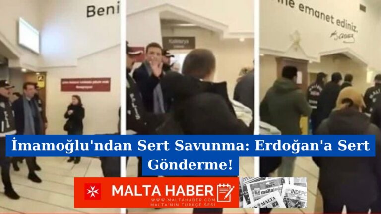 İmamoğlu’ndan Sert Savunma: Erdoğan’a Sert Gönderme!