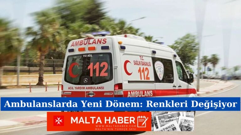 Ambulanslarda Yeni Dönem: Renkleri Değişiyor