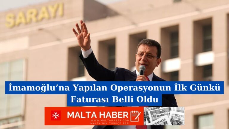 İmamoğlu’na Yapılan Operasyonun İlk Günkü Faturası Belli Oldu