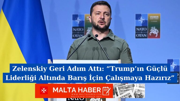 Zelenskiy Geri Adım Attı: “Trump’ın Güçlü Liderliği Altında Barış İçin Çalışmaya Hazırız”