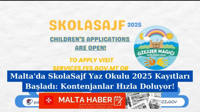 Malta’da SkolaSajf Yaz Okulu 2025 Kayıtları Başladı: Kontenjanlar Hızla Doluyor!