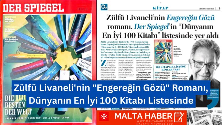 Zülfü Livaneli’nin “Engereğin Gözü” Romanı, Dünyanın En İyi 100 Kitabı Listesinde