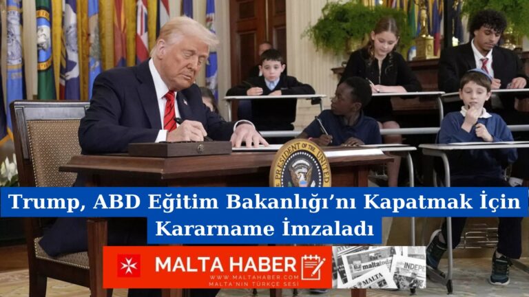 Trump, ABD Eğitim Bakanlığı’nı Kapatmak İçin Kararname İmzaladı