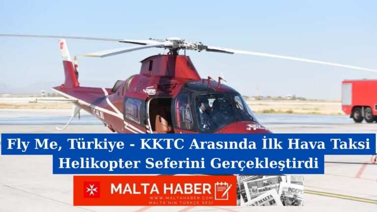 Fly Me, Türkiye – KKTC Arasında İlk Hava Taksi Helikopter Seferini Gerçekleştirdi