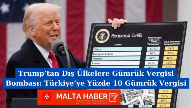 Trump’tan Dış Ülkelere Gümrük Vergisi Bombası: Türkiye’ye Yüzde 10 Gümrük Vergisi