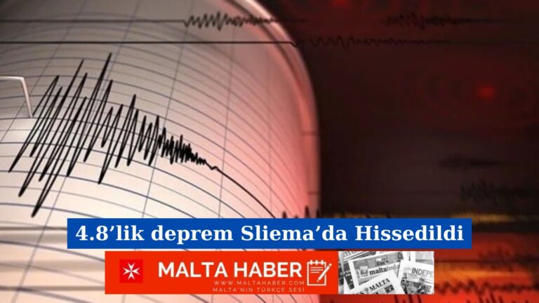 4.8’lik deprem Sliema’da Hissedildi