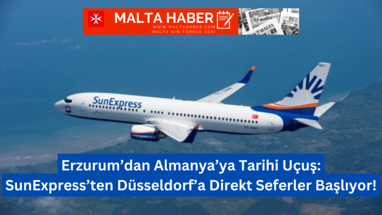 Erzurum’dan Almanya’ya Tarihi Uçuş: SunExpress’ten Düsseldorf’a Direkt Seferler Başlıyor!