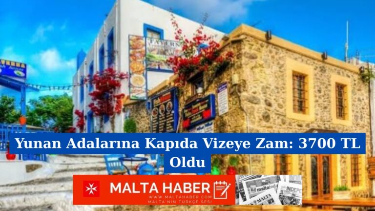 Yunan Adalarına Kapıda Vizeye Zam: 3700 TL Oldu