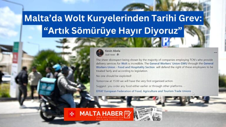 Malta’da Wolt Kuryelerinden Tarihi Grev: “Artık Sömürüye Hayır Diyoruz”