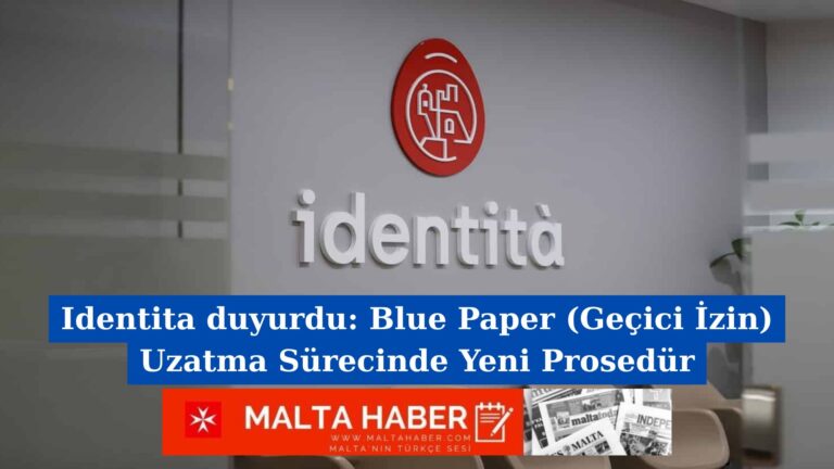 Identita duyurdu: Blue Paper (Geçici İzin) Uzatma Sürecinde Yeni Prosedür