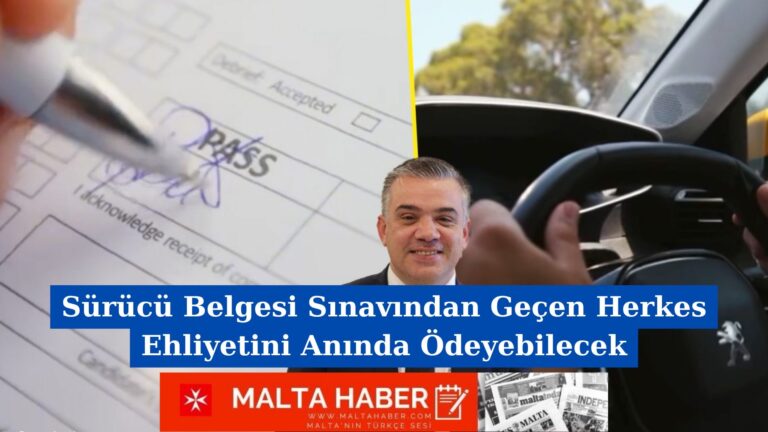 Sürücü Belgesi Sınavından Geçen Herkes Ehliyetini Anında Ödeyebilecek