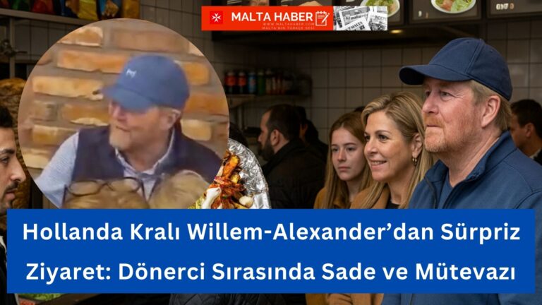 Hollanda Kralı Willem-Alexander’dan Sürpriz Ziyaret: Dönerci Sırasında Sade ve Mütevazı
