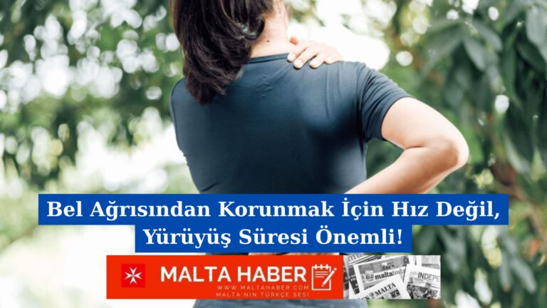 Bel Ağrısından Korunmak İçin Hız Değil, Yürüyüş Süresi Önemli!
