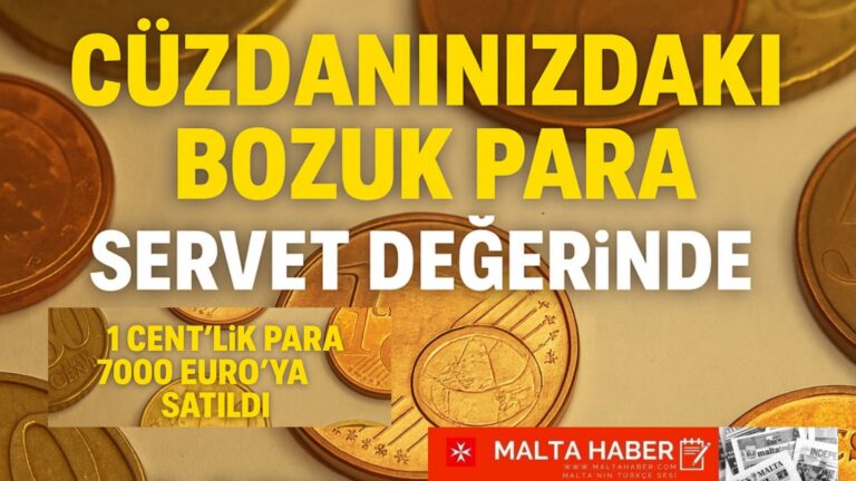 Cüzdanınızdaki Bozuk Para Servet Değerinde Olabilir! 1 Cent’lik Para 7.000 Euro’ya Satıldı
