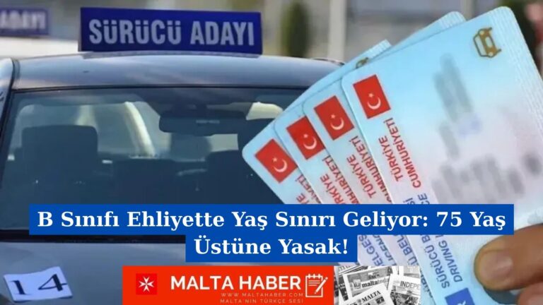 B Sınıfı Ehliyette Yaş Sınırı Geliyor: 75 Yaş Üstüne Yasak!
