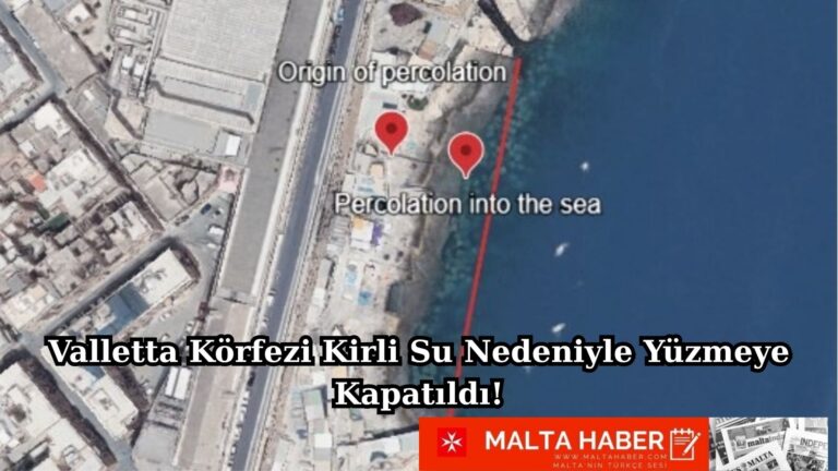 Valletta Körfezi Kirli Su Nedeniyle Yüzmeye Kapatıldı!