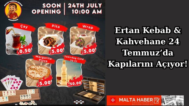 Ertan Kebab & Kahvehane 24 Temmuz’da Kapılarını Açıyor!