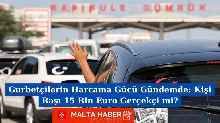 Gurbetçilerin Harcama Gücü Gündemde: Kişi Başı 15 Bin Euro Gerçekçi mi?