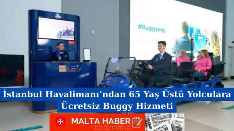 İstanbul Havalimanı’ndan 65 Yaş Üstü Yolculara Ücretsiz Buggy Hizmeti