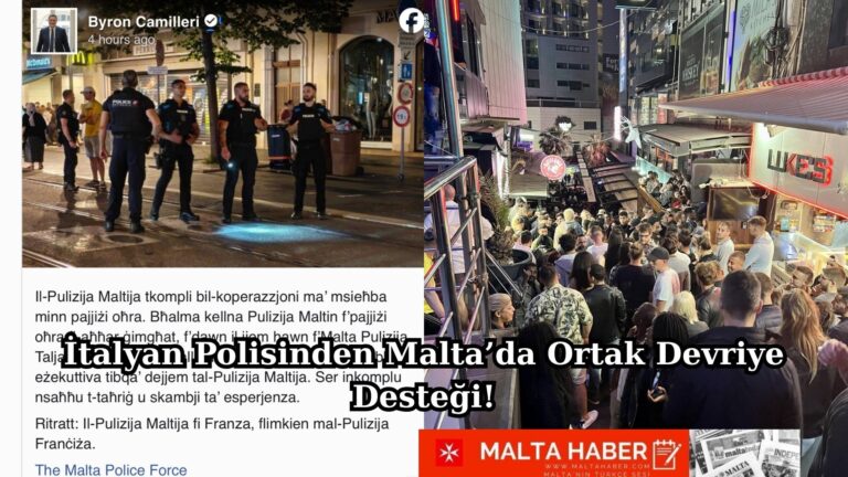 İtalyan Polisinden Malta’da Ortak Devriye Desteği!