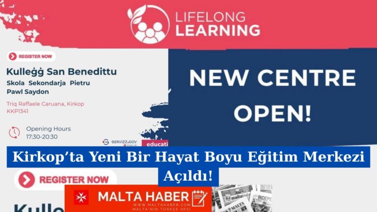 Kirkop’ta Yeni Bir Hayat Boyu Eğitim Merkezi Açıldı!