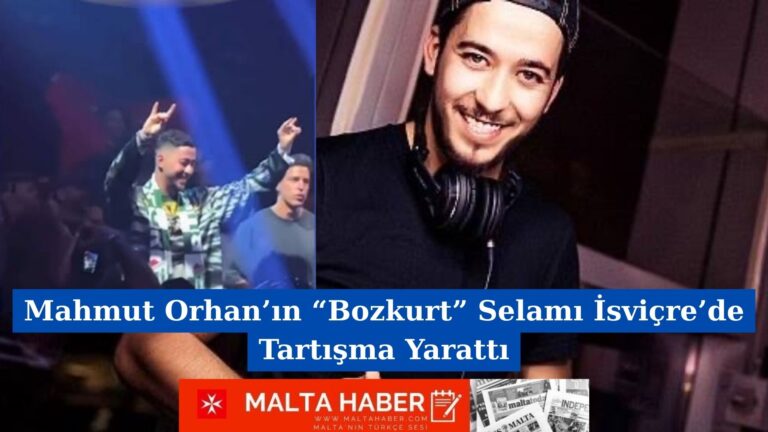 Mahmut Orhan’ın “Bozkurt” Selamı İsviçre’de Tartışma Yarattı