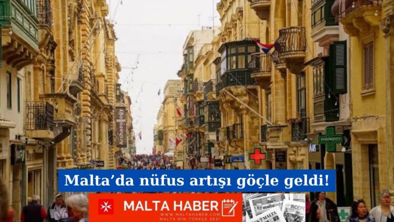 Malta’da nüfus artışı göçle geldi!